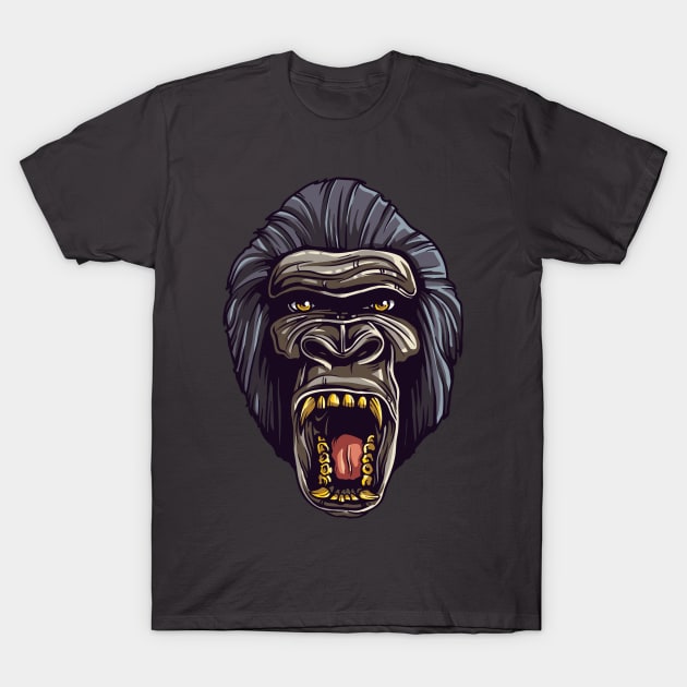 Mad Gorilla T-Shirt by nissiu